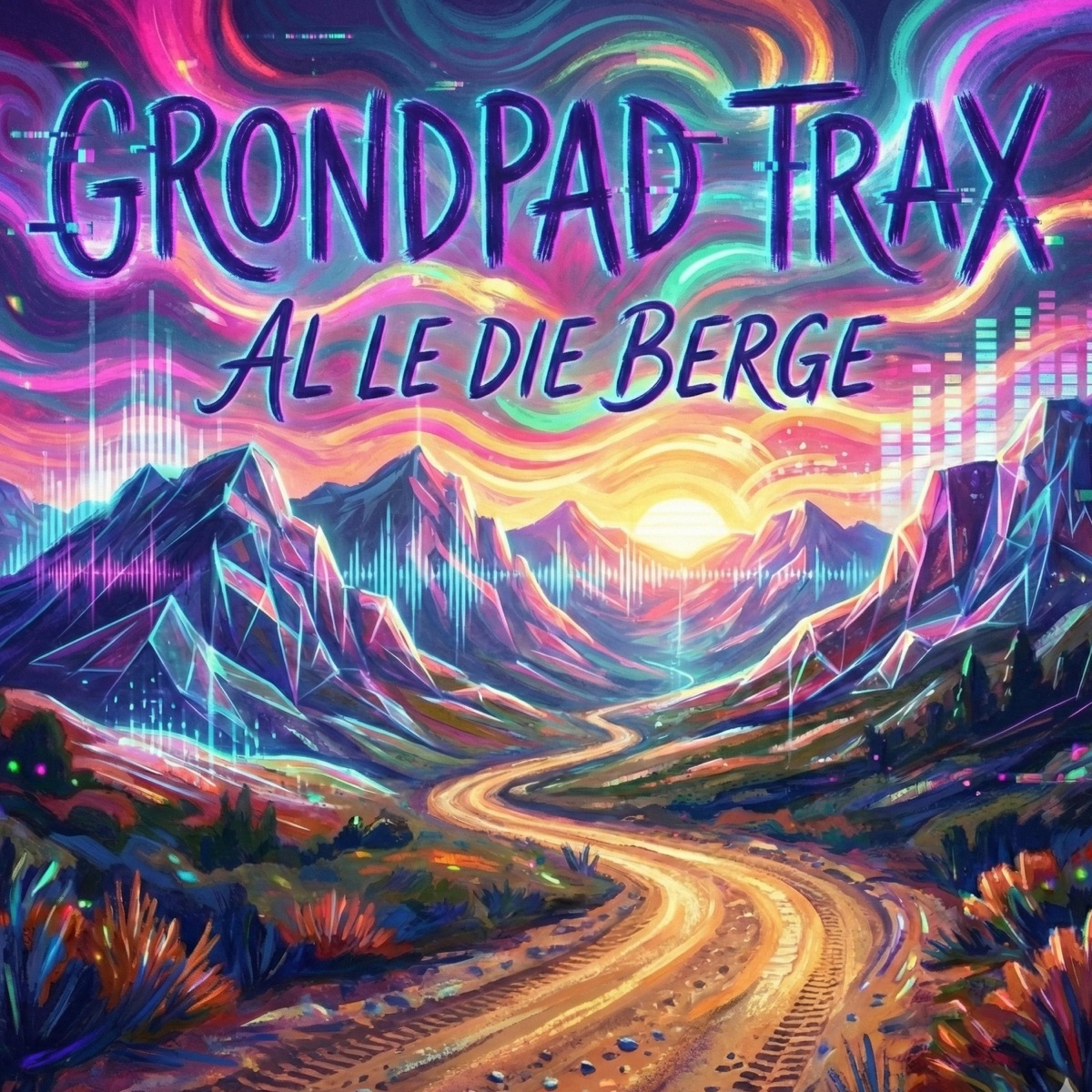 Al le die berge — omslagkuns