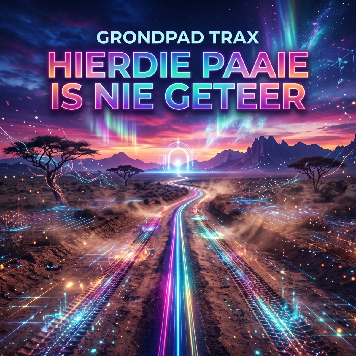 Hierdie Paaie Is Nie Geteer — omslagkuns